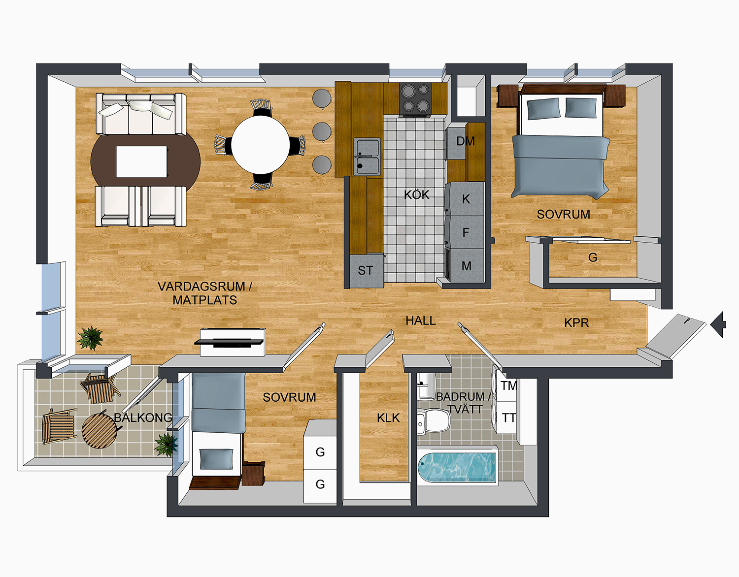 3DFloorplans - Home bahtroom